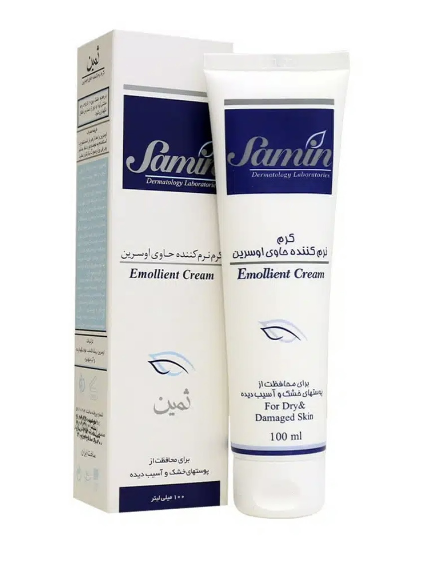 کرم نرم کننده حاوی اوسرین ثمین مخصوص پوست خشک 100 میلی لیتر